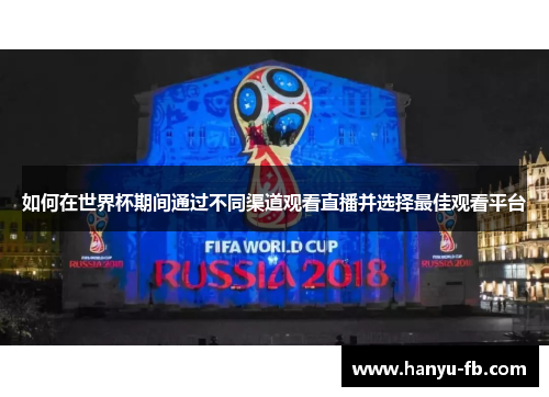 如何在世界杯期间通过不同渠道观看直播并选择最佳观看平台 如何在世界杯期间通过不同渠道观看直播并选择最佳观看平台
